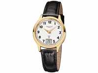 Regent Damen Analog Quarz Uhr mit Edelstahl Armband 12030074