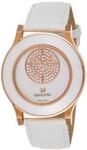 Swarovski Octea Classica 5095482 Damenuhr aus wei&szlig;em Leder