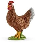 SCHLEICH Farm World | Henne 13826 Bauernhof Spielfigur | detailgetreue Tierfigur &