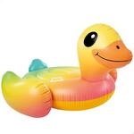 Intex 57556NP - Aufblasbares Reittier Ente, Vinyl, Mehrfarbig, 147x147x81 cm