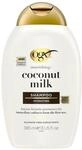 OGX Coconut Milk Shampoo 385 ml, feuchtigkeitsspendendes Haarshampoo mit Rizinus&ouml;l