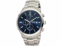 Boccia Herren Chronograph Quarz Uhr mit Titan Armband 3753-03