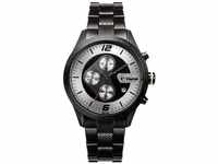 Fila Unisex Erwachsene Analog Quarz Uhr mit Edelstahl Armband FILA38-001-003