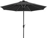 Schneider Sonnenschirm Blacklight, anthrazit, ca. 270 cm rund, 790-15, Gestell