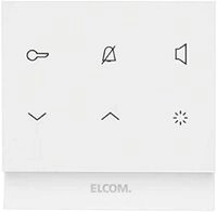 ELCOM Innenstation-Audio eckig2Dpolarws gl&auml;nz REK221Y