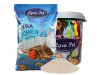 Lyra Pet® | 15 Liter Lyra Power Ultra Excellent Katzenstreu + 30 L Tonne | Mit