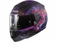 LS2 Vector FF397 Cosmos Helm (Black/Pink,XXS)