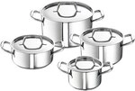 Schulte-Ufer Edelstahl-Topfset Finesse Nimm4-Set, 4-TLG.