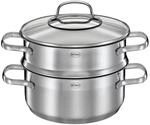 R&Ouml;SLE ELEGANCE D&auml;mpfer &Oslash; 20 cm, Edelstahl 18/10, Sch&uuml;ttrand, Innenskalierung,