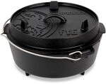 Petromax Feuertopf ft6 - Dutch Oven aus Gusseisen f&uuml;r Kochen und Backen - mit