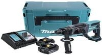 Makita DHR 202 RFJ Akku-Bohrhammer 18 V 2,0 J SDS Plus + 2 Akkus 3,0 Ah + Ladeger&auml;t