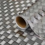 d-c-fix M&ouml;bel-Klebefolie Metallic Riffelblech Silber Hochglanz, 45 cm x 1,5 m &ndash;