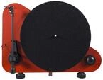 Pro-Ject VT-E R, Vertikaler Plug&Play Plattenspieler, Rechtsh&auml;nder (Rot)