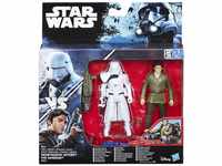 Star Wars Hasbro B8612ES0 - E7 Battle-Action Basisfiguren 2er Pack - Poe...