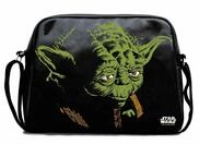Logoshirt&reg; Star Wars Umh&auml;ngetasche I Meister Yoda Schultertasche I