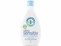 PENATEN Ultra Sensitiv Bad & Shampoo parfümfrei (1 x 400 ml), sehr mildes Baby