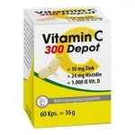 Vitamin C 300 Depot + Zink + Histidin + D, 60 St. Kapseln