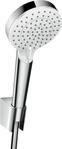 hansgrohe Crometta wassersparender Duschkopf inkl. Duschkopfhalter, 2...