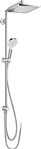 hansgrohe Crometta E - wassersparendes Duschsystem (EcoSmart) ohne Armatur,