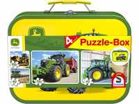 Schmidt , John Deere Puzzle Box (2x60pc/2x100pc) , Puzzle , Ages 5+ , 1 Players