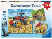 Ravensburger Kinderpuzzle - 08012 Große Maschinen - Puzzle für Kinder ab 5 Jahren,