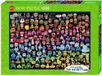 HEYE 29786 - Doodle Rainbow Standard, Jon Burgerman, 1000 Teile Puzzle