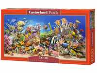 Castorland C-400089-2 Underwater Life,Puzzle 4000 Teile, Red