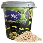 Lyra Pet&reg; | 10 kg Erdnusskerne Splits in 30 L Tonne| Wildvogelfutter Ganzj&auml;hrig 