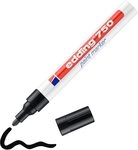 edding 750 Lackmarker - schwarz - 1 Stift - Rundspitze 2-4 mm - Lackstift zur