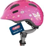 ABUS Kinderhelm Smiley 2.0 - Robuster Fahrradhelm f&uuml;r M&auml;dchen und Jungs - Pink mit