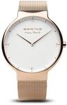 BERING Damen Uhr Quarz Movement - Max Ren&eacute; Collection mit Edelstahl und Saphirglas
