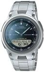 Casio Herren-Armbanduhr AW80-1AV Forester Ana-Digi Datenbank, 10 Jahre Batterie