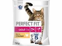 Perfect Fit Cat Trocken - Adult 1 plus reich an Huhn, 750 g