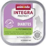 animonda INTEGRA PROTECT Katzenfutter nass Diabetes Putenherzen (16 x 100g), vom