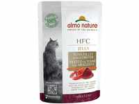 Almo Nature HFC Jelly Thunfishfilet mit Hummer- Nassfutter für Katzen 24er Pack (24