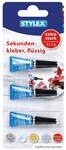 Stylex 31047 - Sekundenkleber, extra stark, 3 Tuben &agrave; 1 g, zum Kleben von