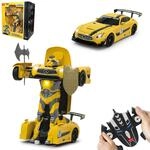 JAMARA 410029 - Mercedes AMG GT3 1:14 transformable 2,4GHz gelb - RC...