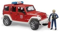 bruder 02528 - Jeep Wrangler Unlimited Rubicon Feuerwehrfahrzeug mit...