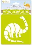 Avenue Mandarine 42449MD - Set mit 6 Schablonen, 15 x 15 cm, geeignet f&uuml;r...