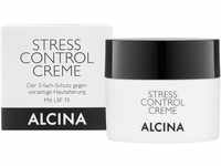 ALCINA Stress Control Creme - 1 x 50 ml - Gesichtspflege mit 3-fach-Schutz gegen