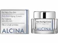 ALCINA Rich Anti Age-Creme - 1 x 50 ml - Trockene Haut - Schützt die natürliche