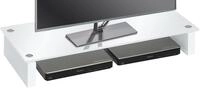 Maja M&ouml;bel 1607 TV-Board Wei&szlig;glas, Abmessungen (BxHxT): 82 x 12,20 x 35 cm, Glas,