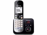 Panasonic KX-TG6821 DECT Telephone Caller ID Black Silver