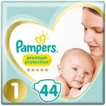 Pampers New Baby Gr&ouml;&szlig;e 1, 2 - 5 kg, 2er Pack (2 x 44 St&uuml;ck)