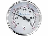 Lantelme Heizungsthermometer 1/2 Zoll 120 Grad Celsius Wasserthermometer...