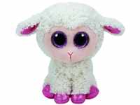 TY Twinkle Lamb Easter 2017 37211 Lamm mit Glitzeraugen, Weiߠ/Rosa