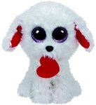 TY 37210 - Honey Bun, Hund mit Herz 15 cm, Kuscheltier