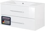 FACKELMANN Waschtischunterschrank inkl. Gussbecken B.CLEVER/Badschrank mit