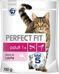 Perfect Fit Katzenfutter Trockenfutter Adult 1+ Reich an Lachs, 1 Beutel (1 x 750g)