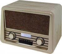 Soundmaster NR920HBR Nostalgie Radio DAB+ UKW-RDS Auto-Scan LCD Festspeicher